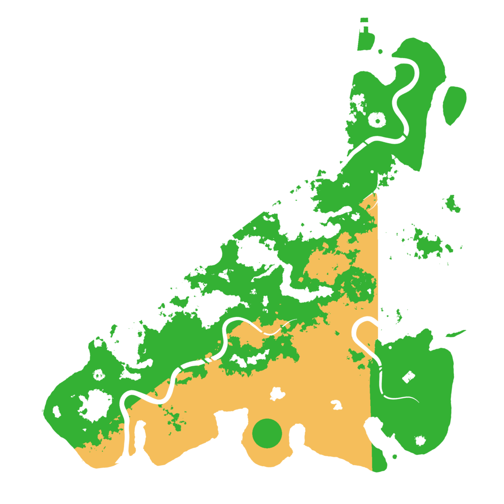 Biome Rust Map: Procedural Map, Size: 4500, Seed: 554012003