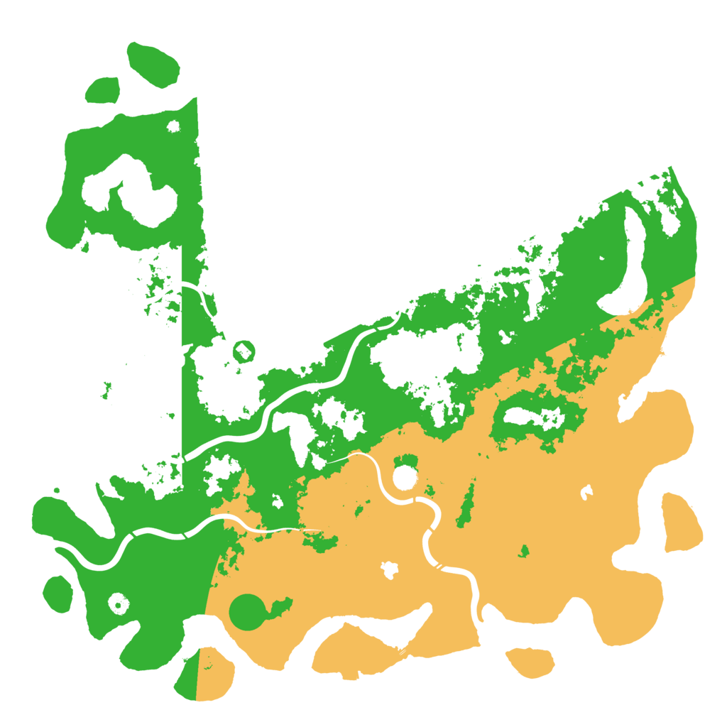 Biome Rust Map: Procedural Map, Size: 5200, Seed: 32028