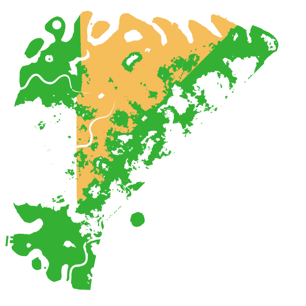 Biome Rust Map: Procedural Map, Size: 6000, Seed: 439922836