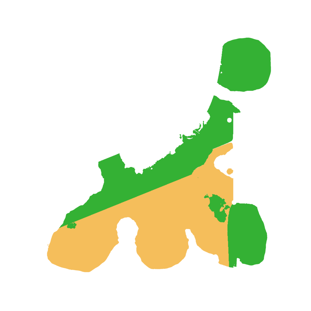 Biome Rust Map: Procedural Map, Size: 2000, Seed: 666446