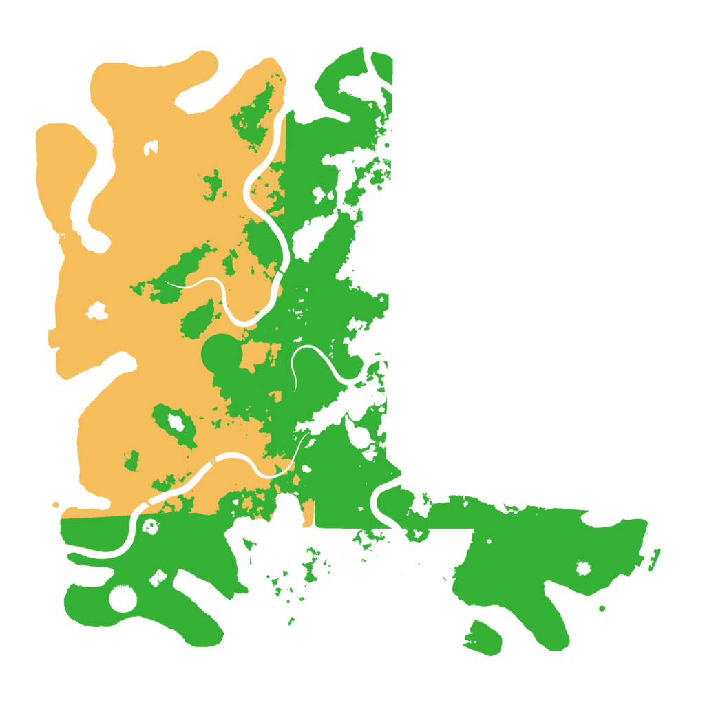 Biome Rust Map: Procedural Map, Size: 4500, Seed: 2065844271