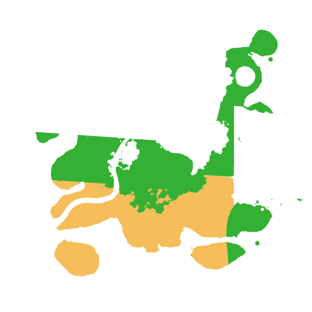 Biome Rust Map: Procedural Map, Size: 2800, Seed: 1048583