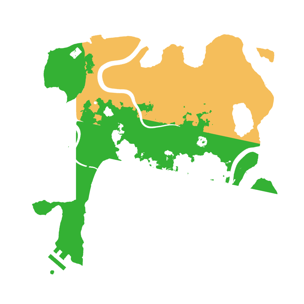 Biome Rust Map: Procedural Map, Size: 2999, Seed: 15234885