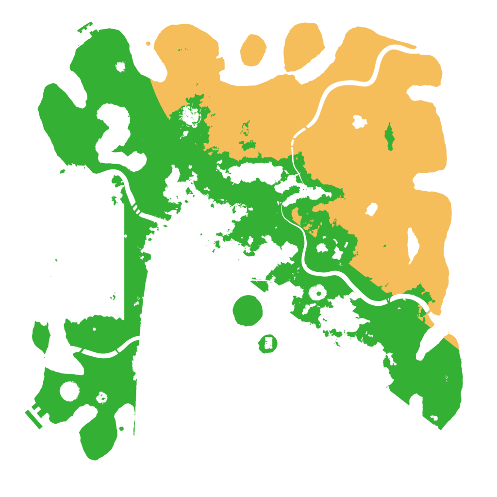 Biome Rust Map: Procedural Map, Size: 4500, Seed: 219591515