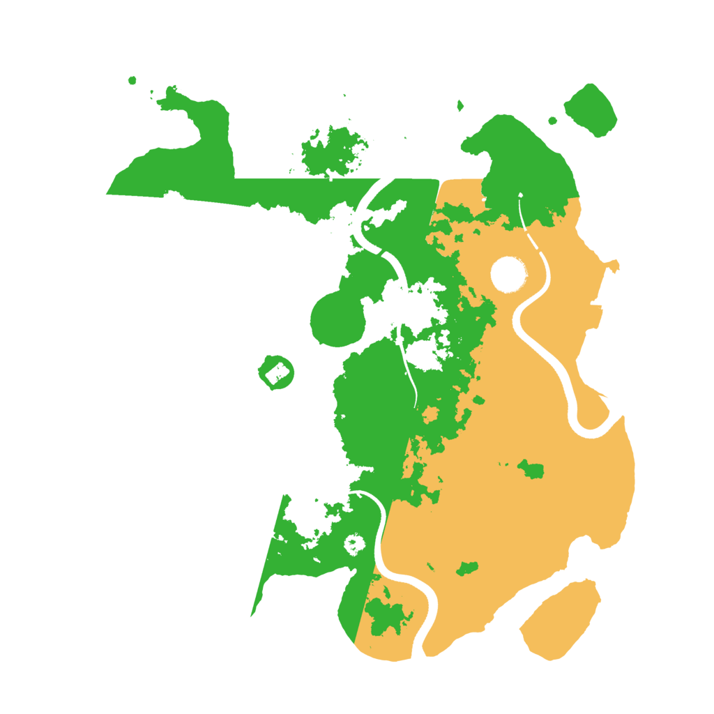 Biome Rust Map: Procedural Map, Size: 3500, Seed: 1586087929