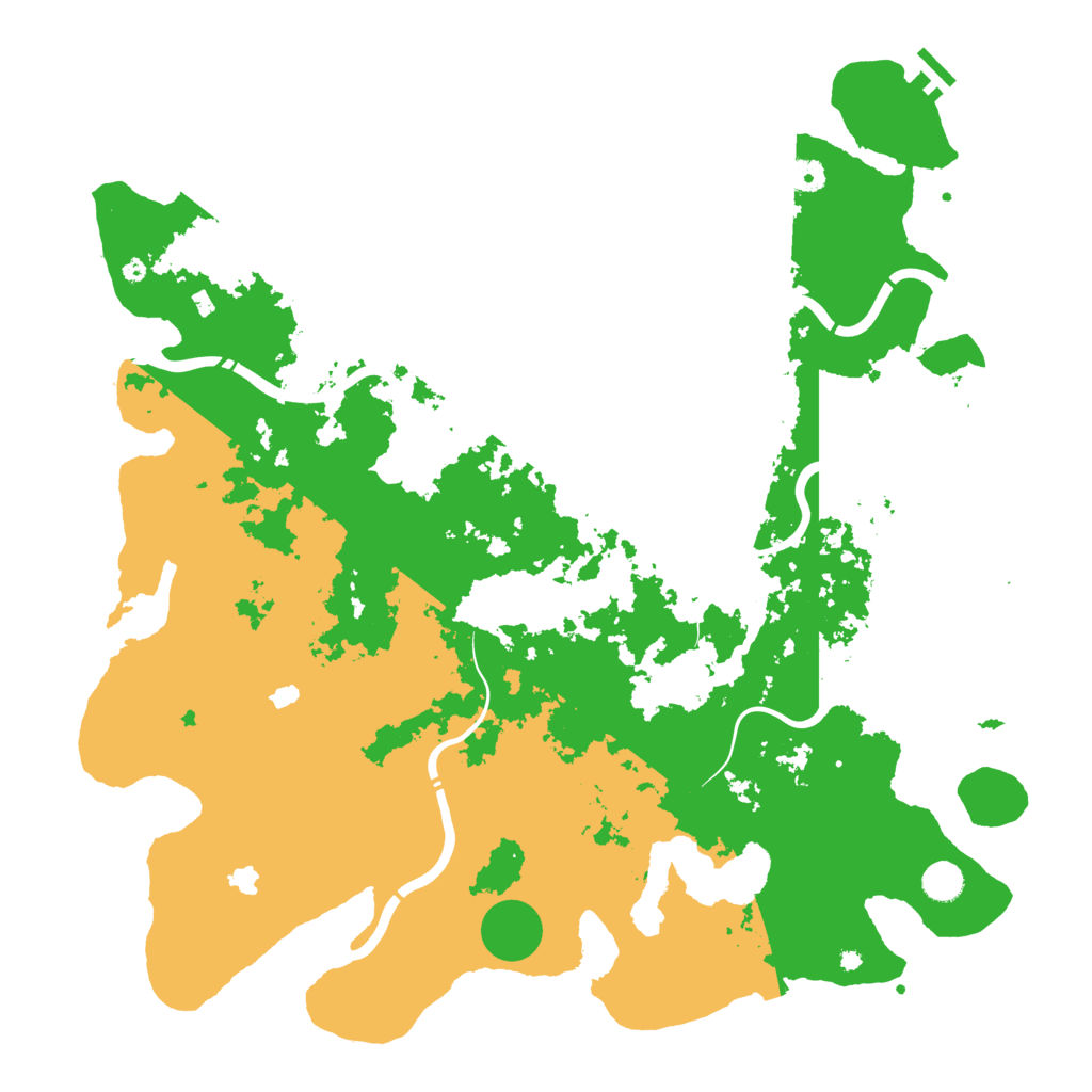 Biome Rust Map: Procedural Map, Size: 4700, Seed: 720360379