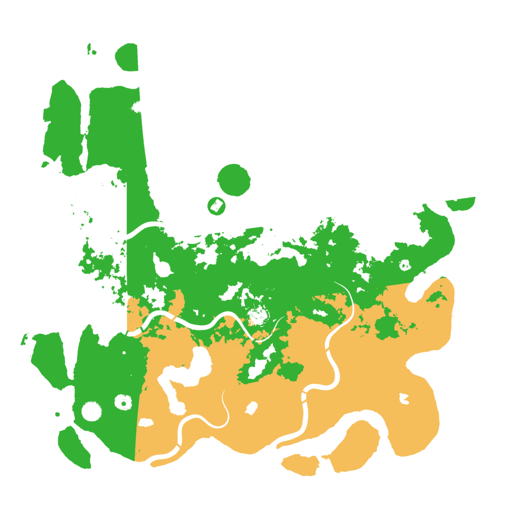 Biome Rust Map: Procedural Map, Size: 4500, Seed: 1028153165