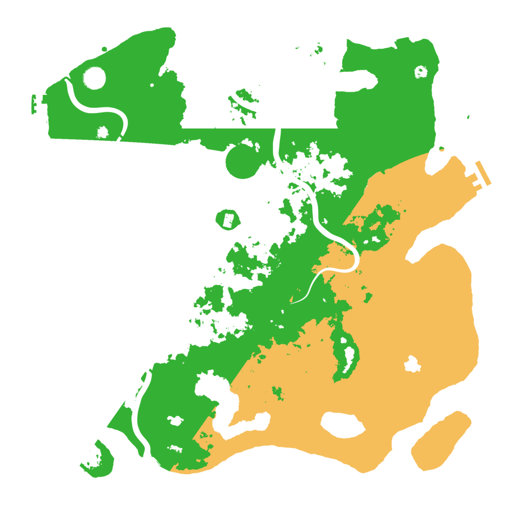 Biome Rust Map: Procedural Map, Size: 4000, Seed: 993513639