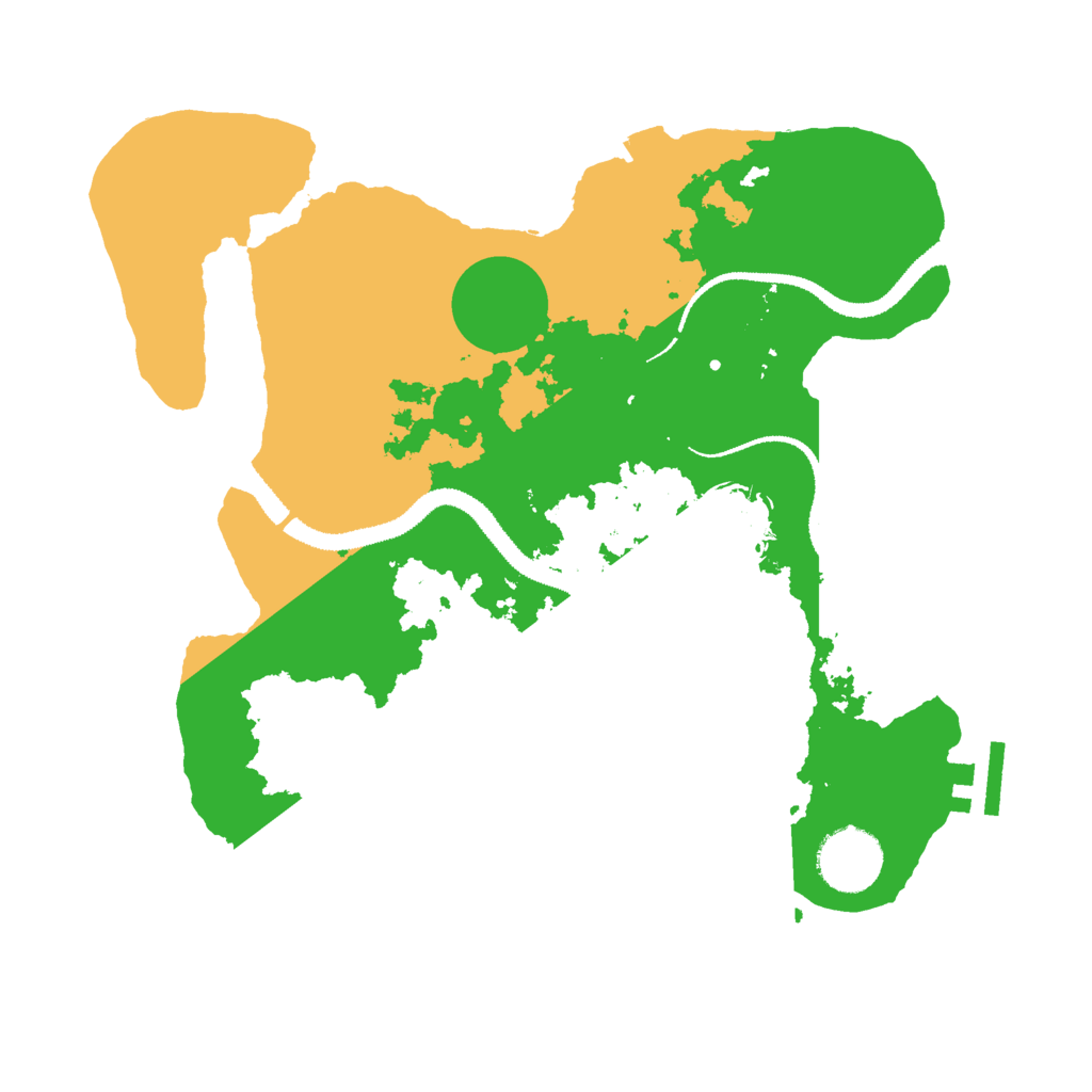 Biome Rust Map: Procedural Map, Size: 3000, Seed: 1931333479