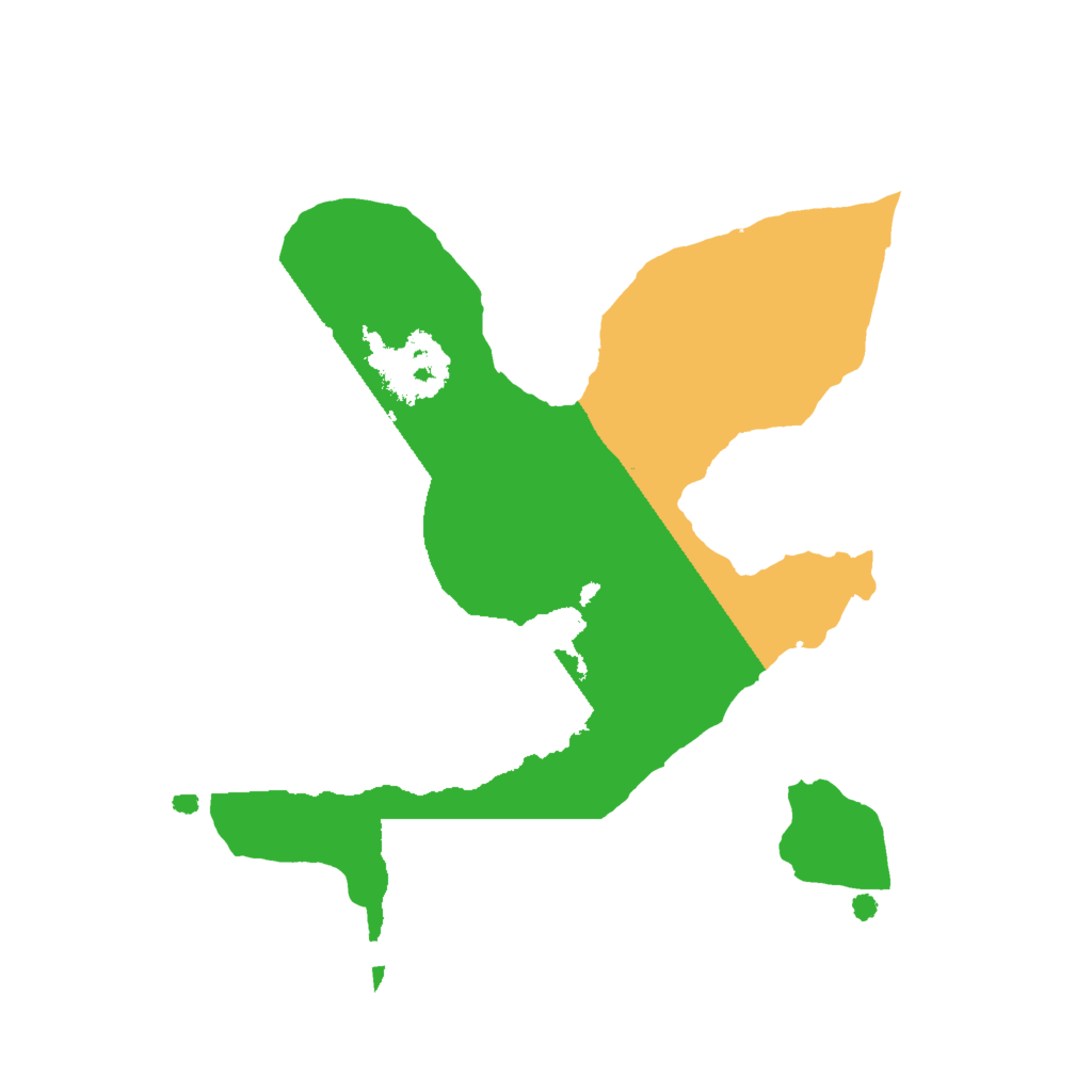 Biome Rust Map: Procedural Map, Size: 1700, Seed: 19686