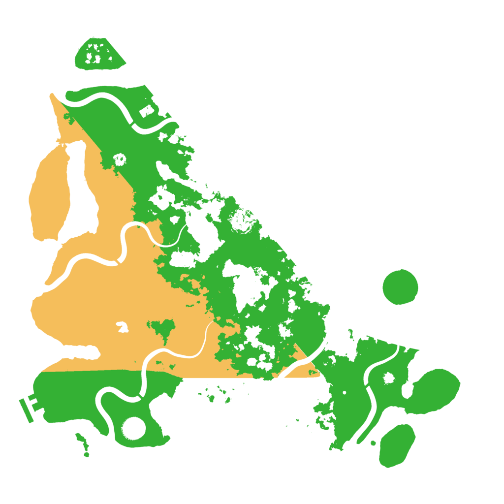 Biome Rust Map: Procedural Map, Size: 4033, Seed: 1234567890