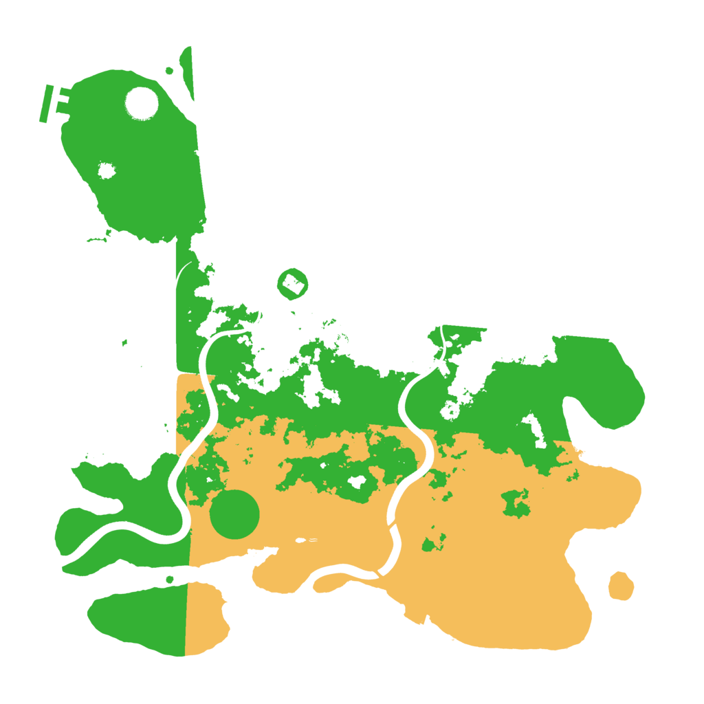 Biome Rust Map: Procedural Map, Size: 3750, Seed: 71625
