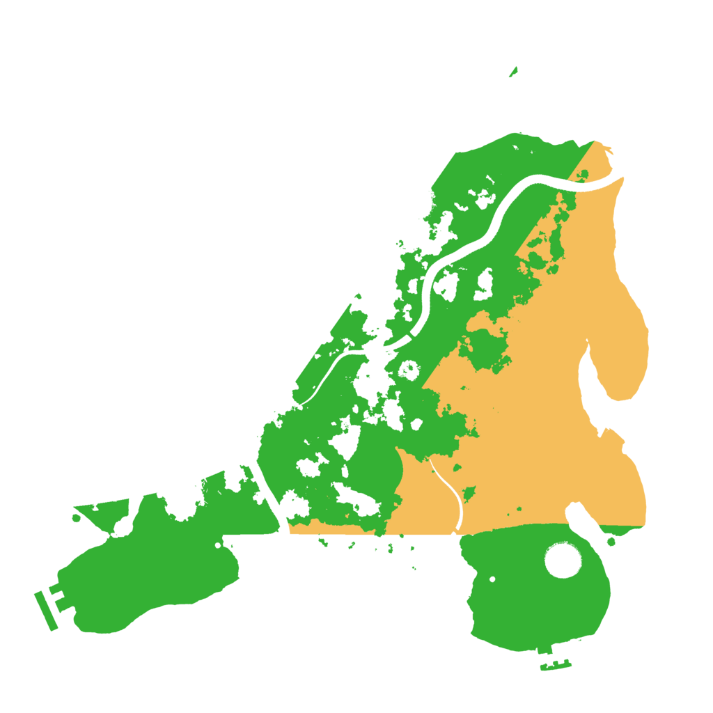 Biome Rust Map: Procedural Map, Size: 3500, Seed: 715518905
