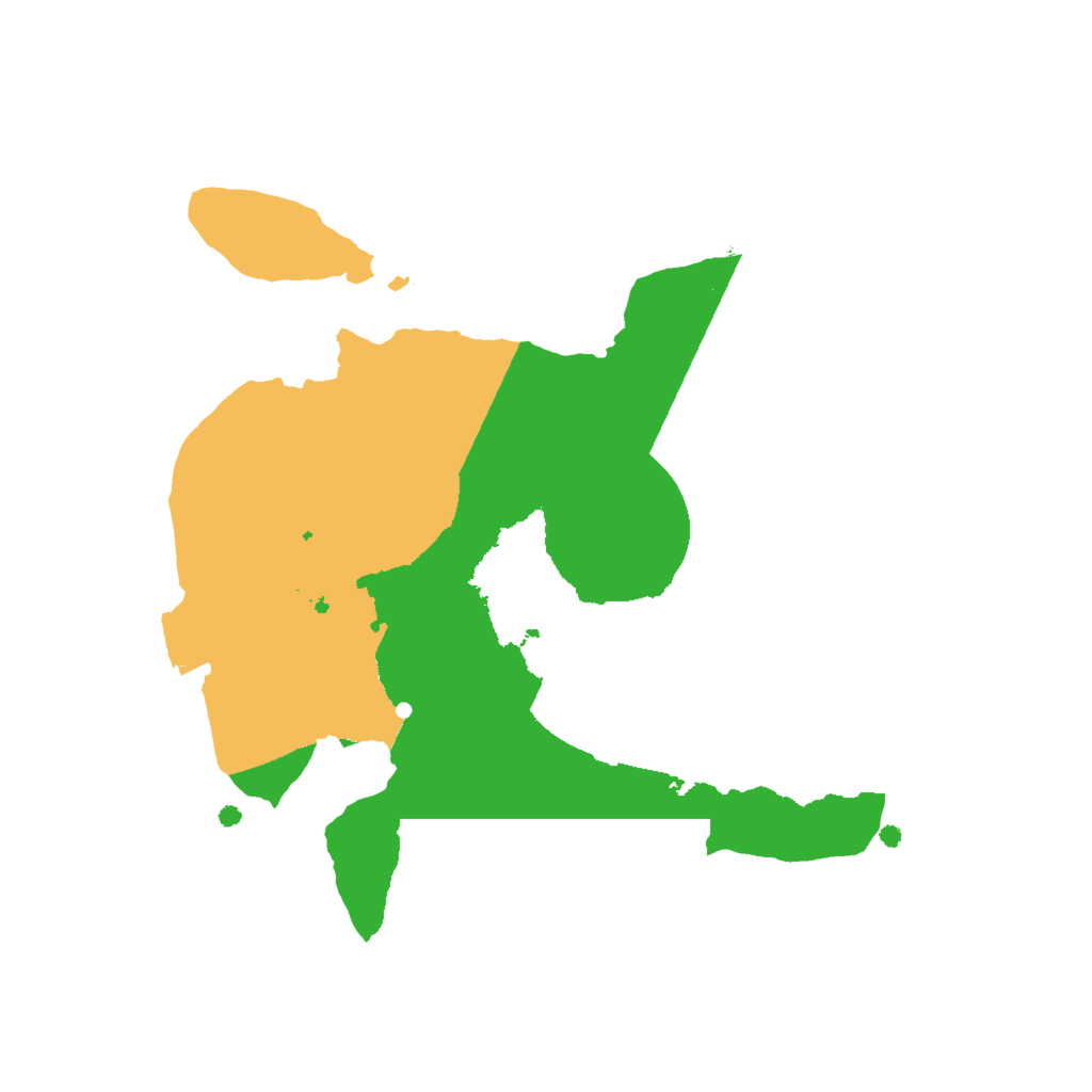 Biome Rust Map: Procedural Map, Size: 2000, Seed: 1344009458