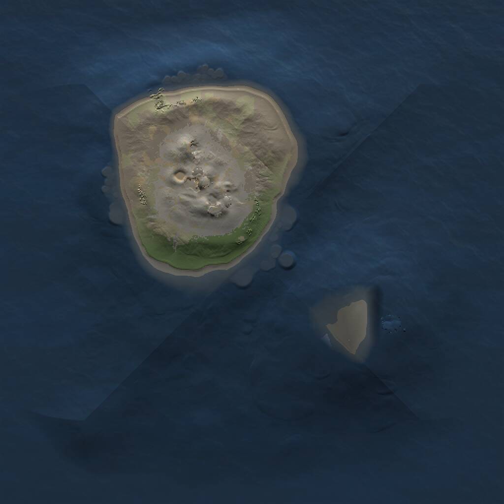 Rust Map: Procedural Map, Size: 1000, Seed: 691713457, 1 Monuments