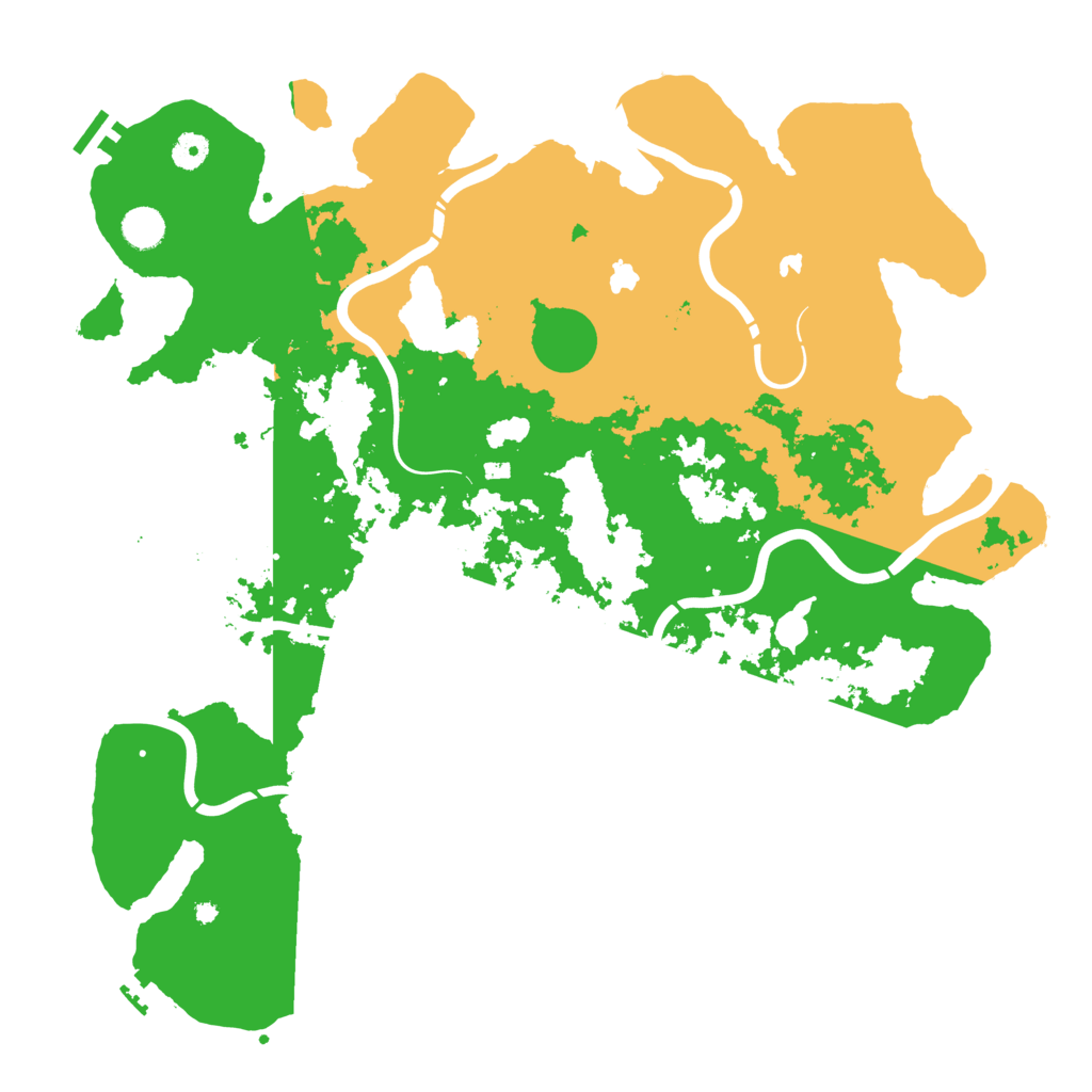 Biome Rust Map: Procedural Map, Size: 4500, Seed: 1886632870