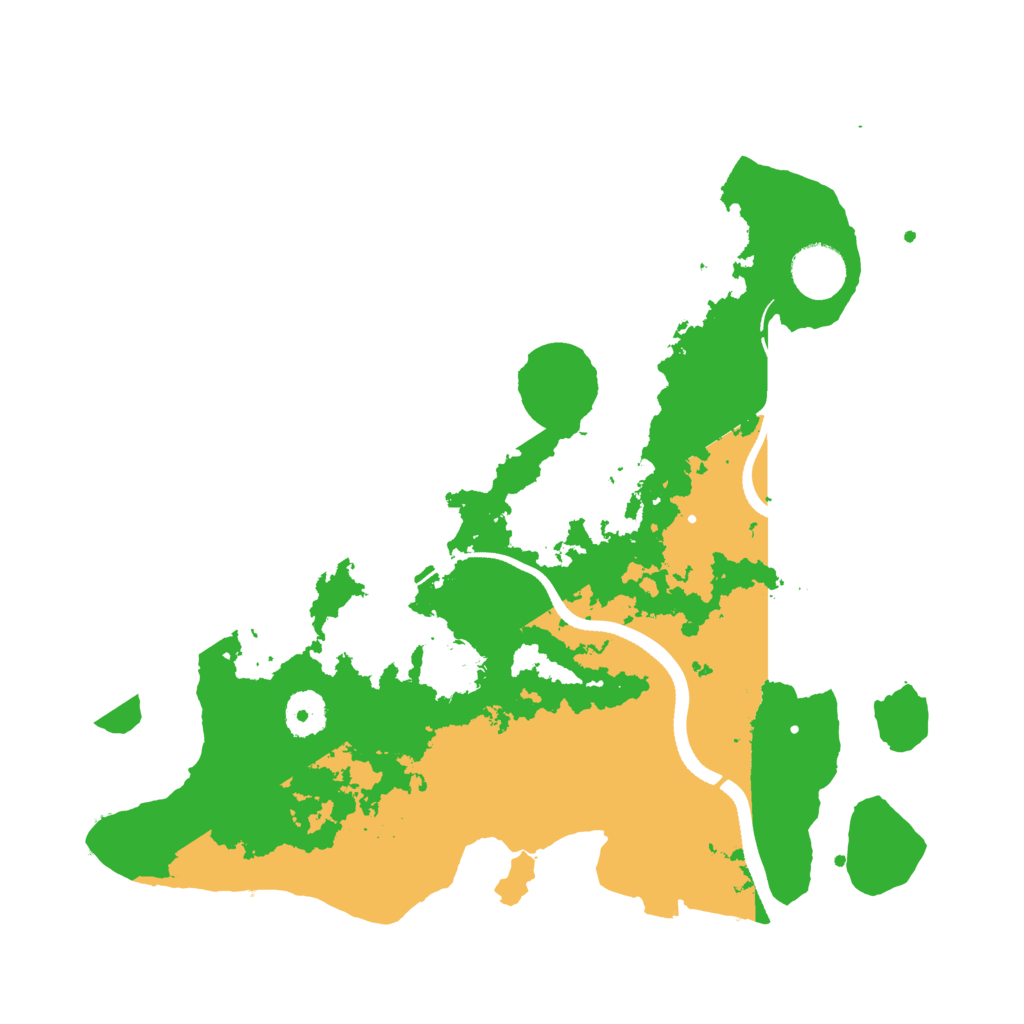 Biome Rust Map: Procedural Map, Size: 3500, Seed: 748948342
