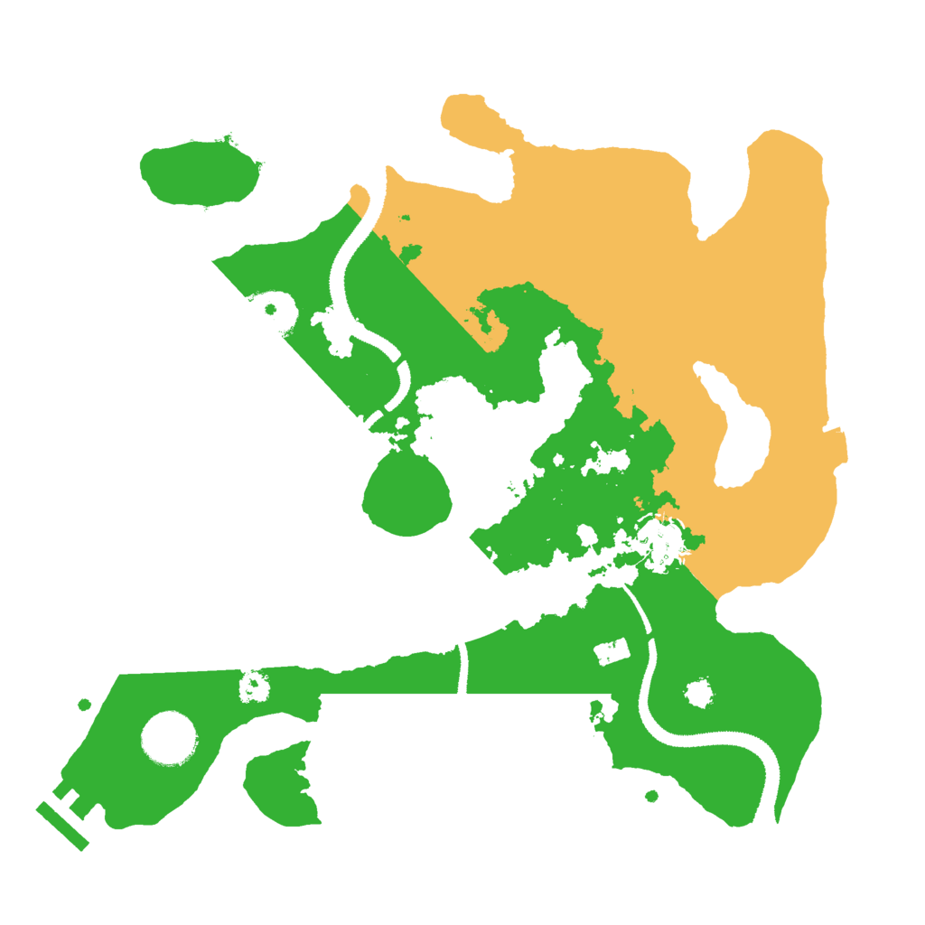 Biome Rust Map: Procedural Map, Size: 3000, Seed: 1288664926