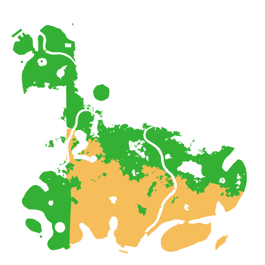 Biome Rust Map: Procedural Map, Size: 4500, Seed: 615426408
