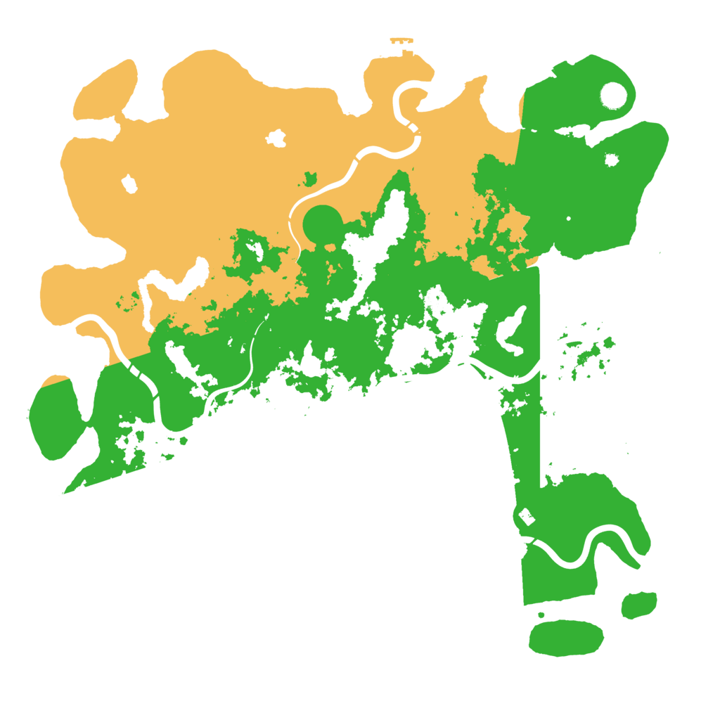 Biome Rust Map: Procedural Map, Size: 4750, Seed: 36139029