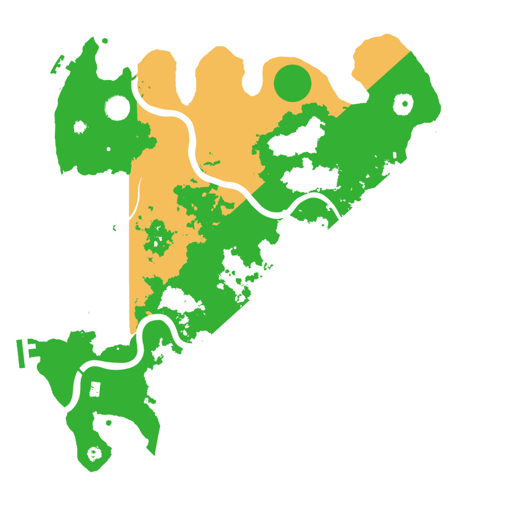 Biome Rust Map: Procedural Map, Size: 3650, Seed: 20