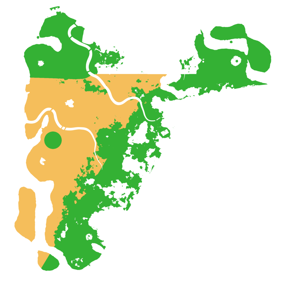 Biome Rust Map: Procedural Map, Size: 4500, Seed: 677087570