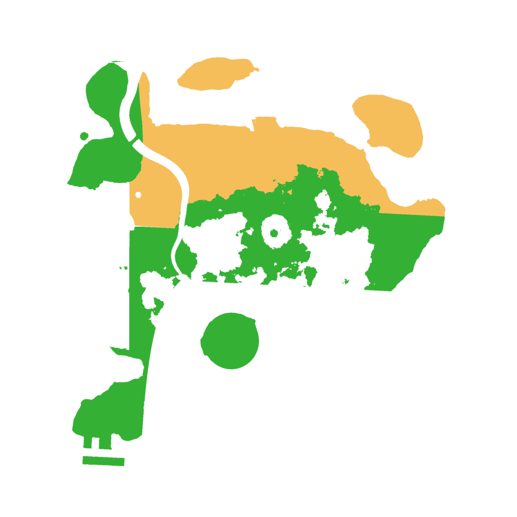 Biome Rust Map: Procedural Map, Size: 2500, Seed: 648920560