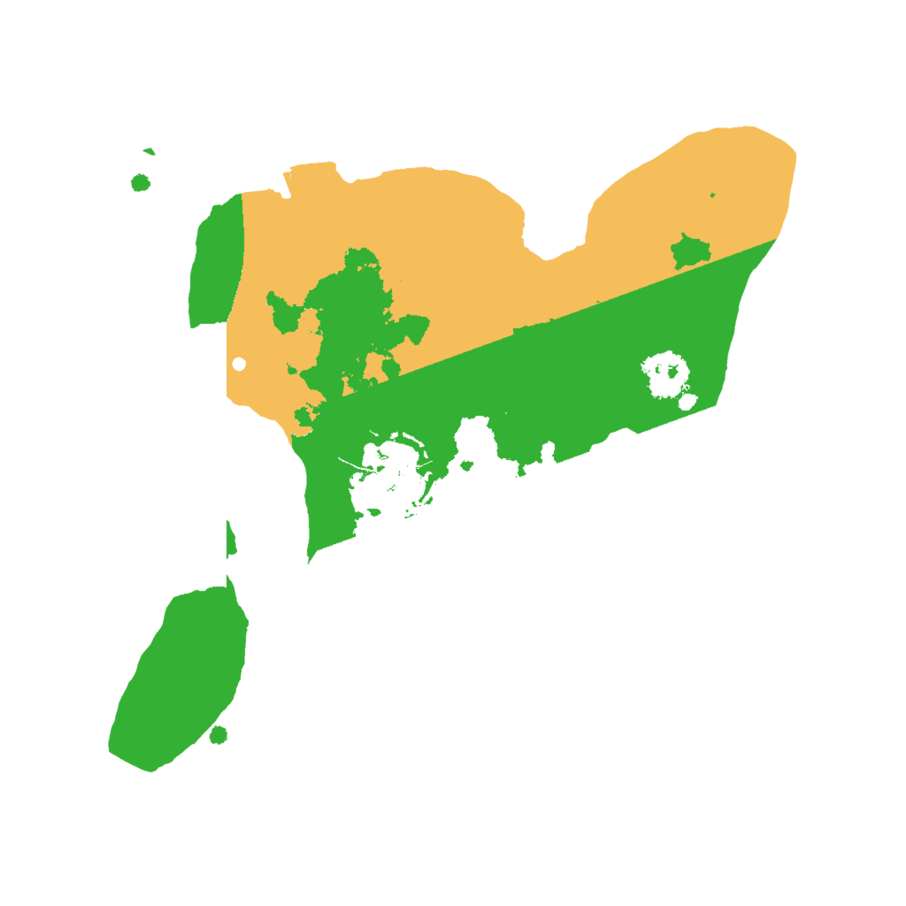 Biome Rust Map: Procedural Map, Size: 2000, Seed: 78145