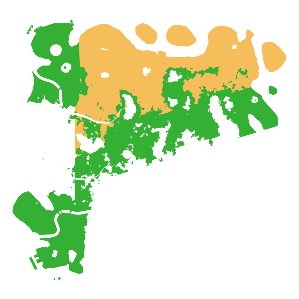 Biome Rust Map: Procedural Map, Size: 4500, Seed: 993264892
