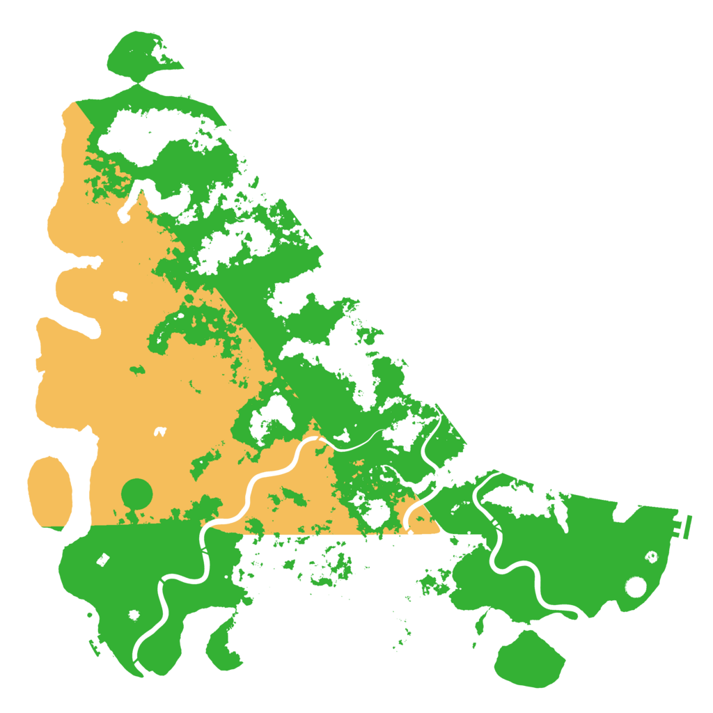 Biome Rust Map: Procedural Map, Size: 6000, Seed: 1278222924