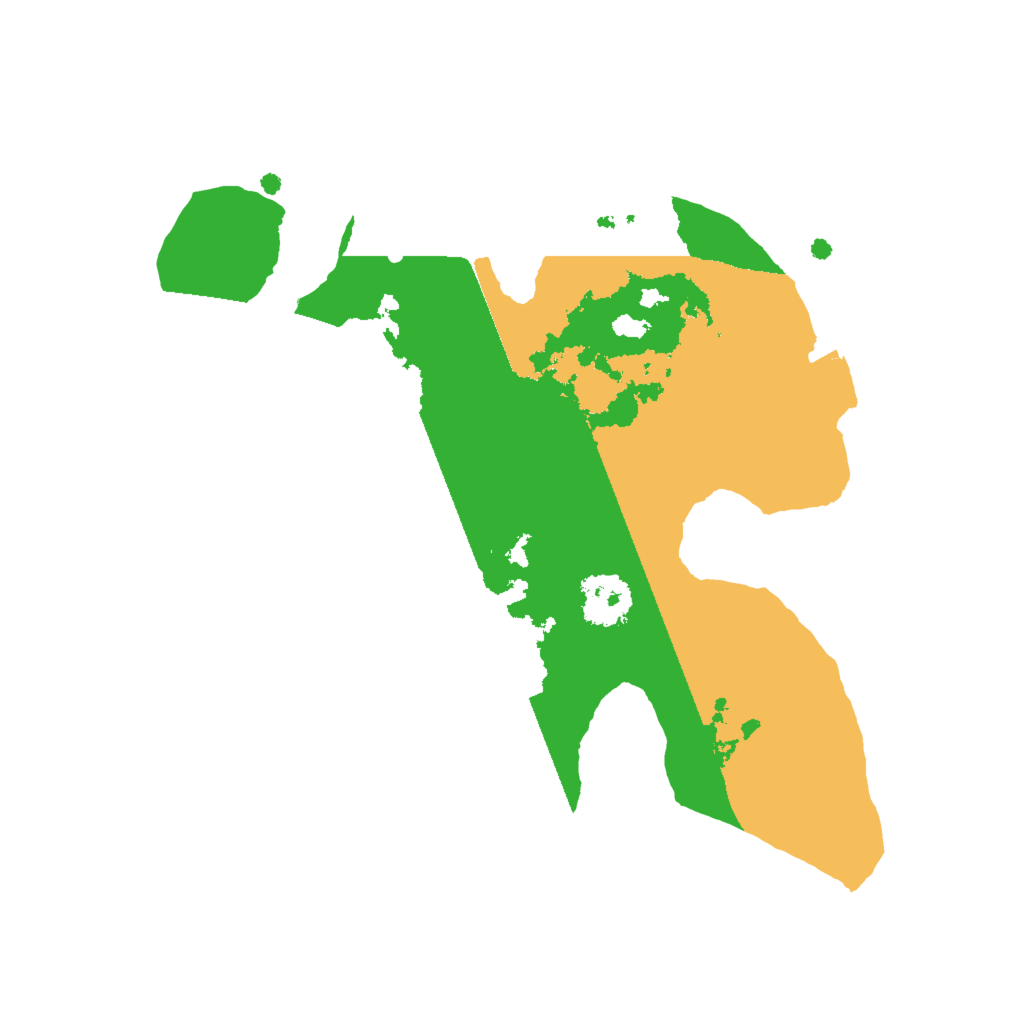 Biome Rust Map: Procedural Map, Size: 2000, Seed: 4533