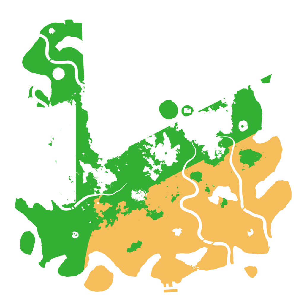 Biome Rust Map: Procedural Map, Size: 4500, Seed: 32028