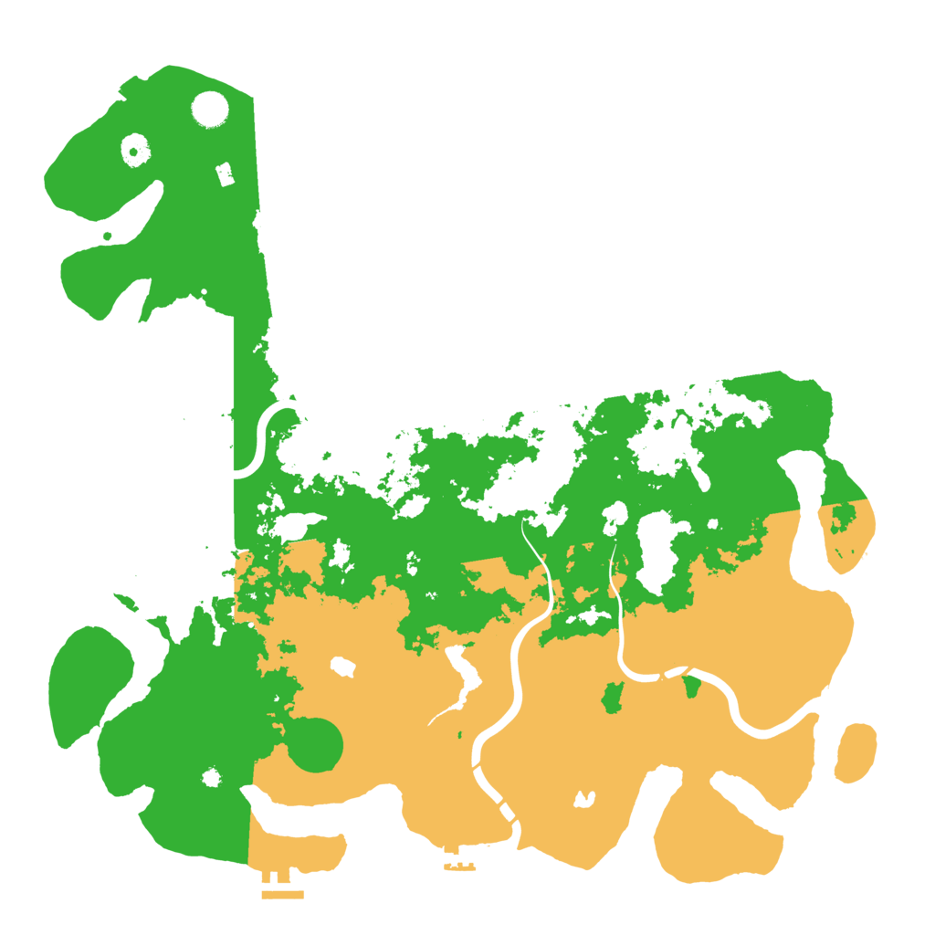 Biome Rust Map: Procedural Map, Size: 4500, Seed: 175602924