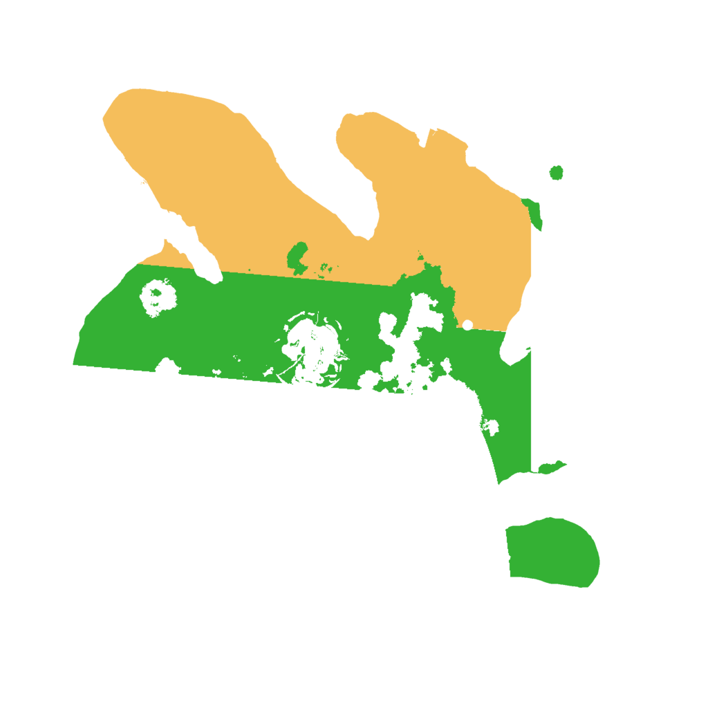 Biome Rust Map: Procedural Map, Size: 2000, Seed: 1370052062