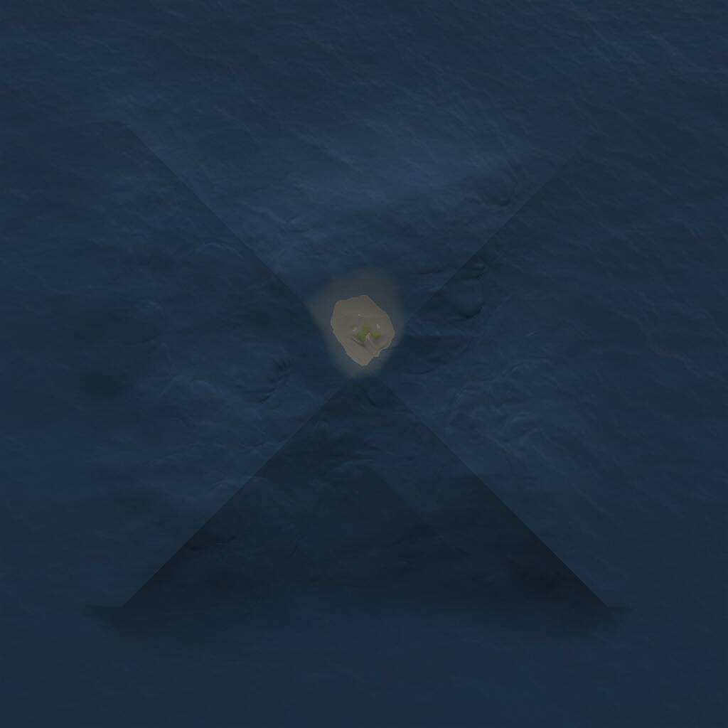 Rust Map: Procedural Map, Size: 1000, Seed: 1222477547, 1 Monuments