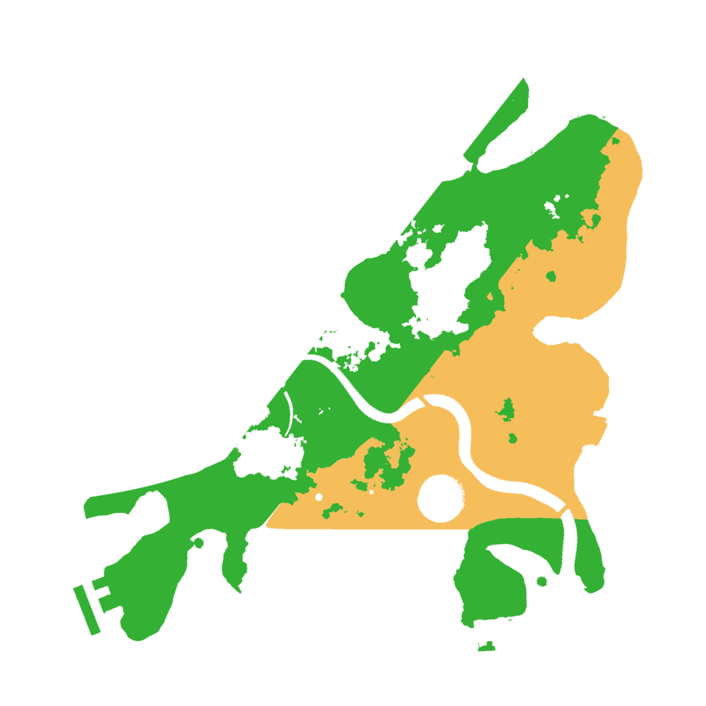 Biome Rust Map: Procedural Map, Size: 2800, Seed: 30144