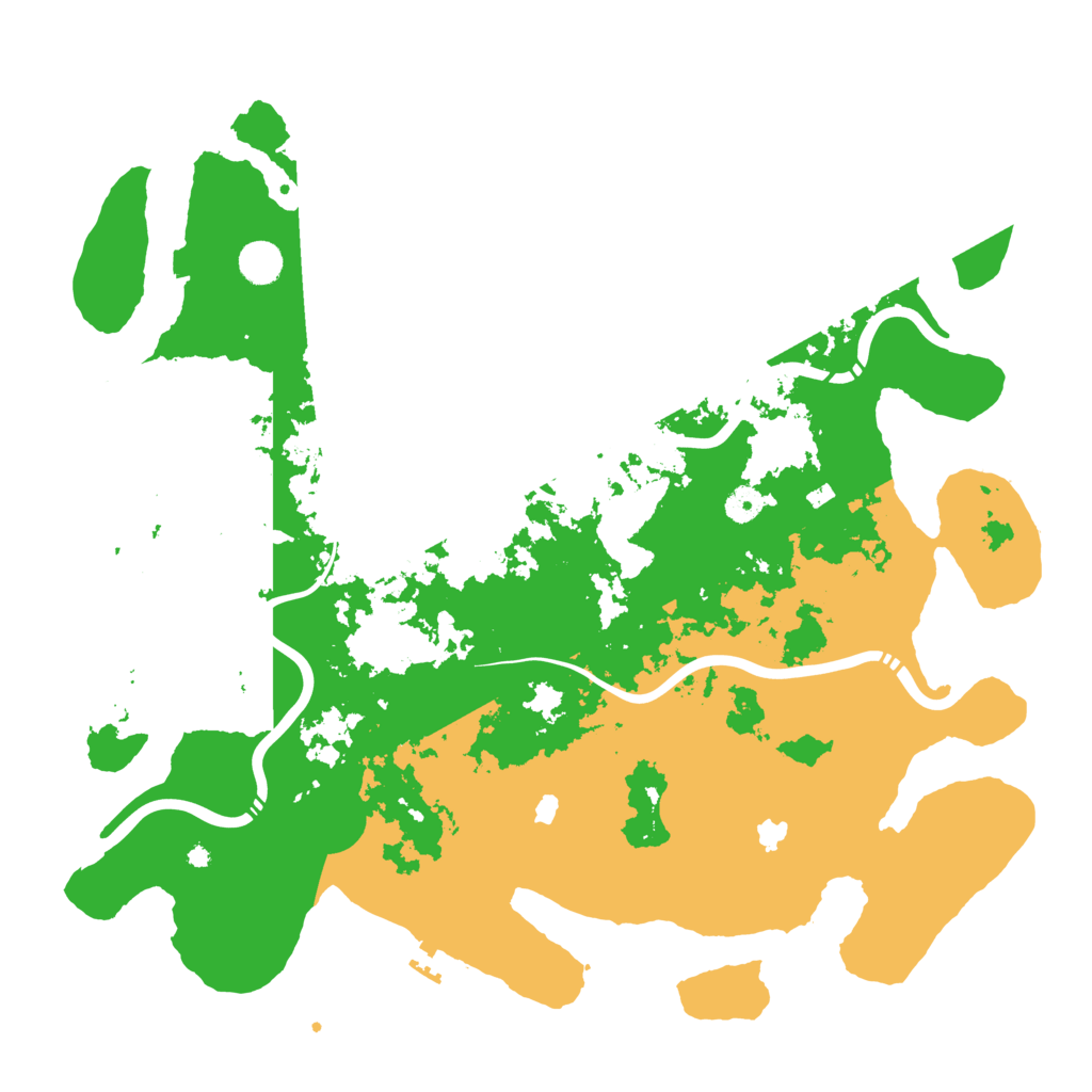 Biome Rust Map: Procedural Map, Size: 4500, Seed: 255851308