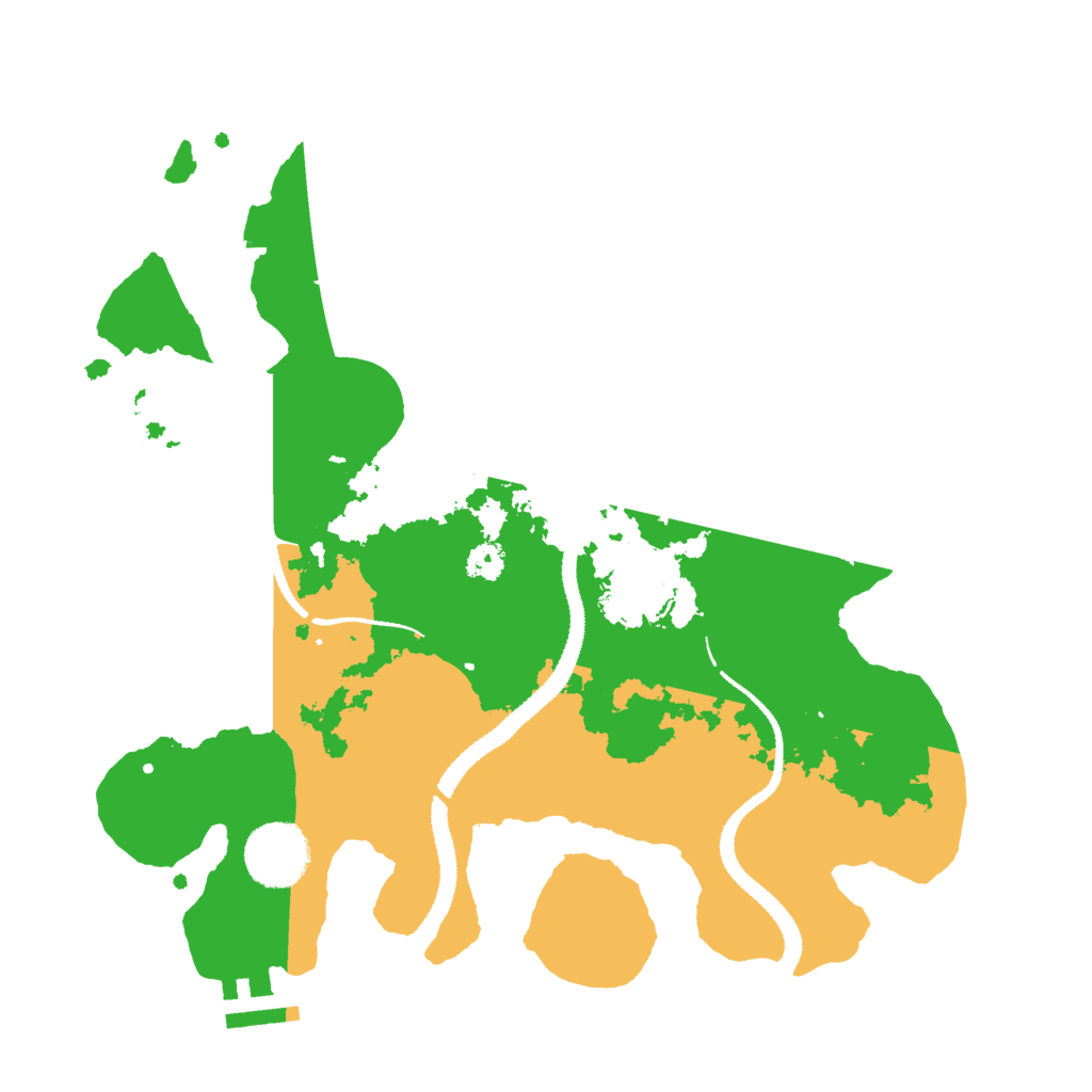 Biome Rust Map: Procedural Map, Size: 3000, Seed: 29893