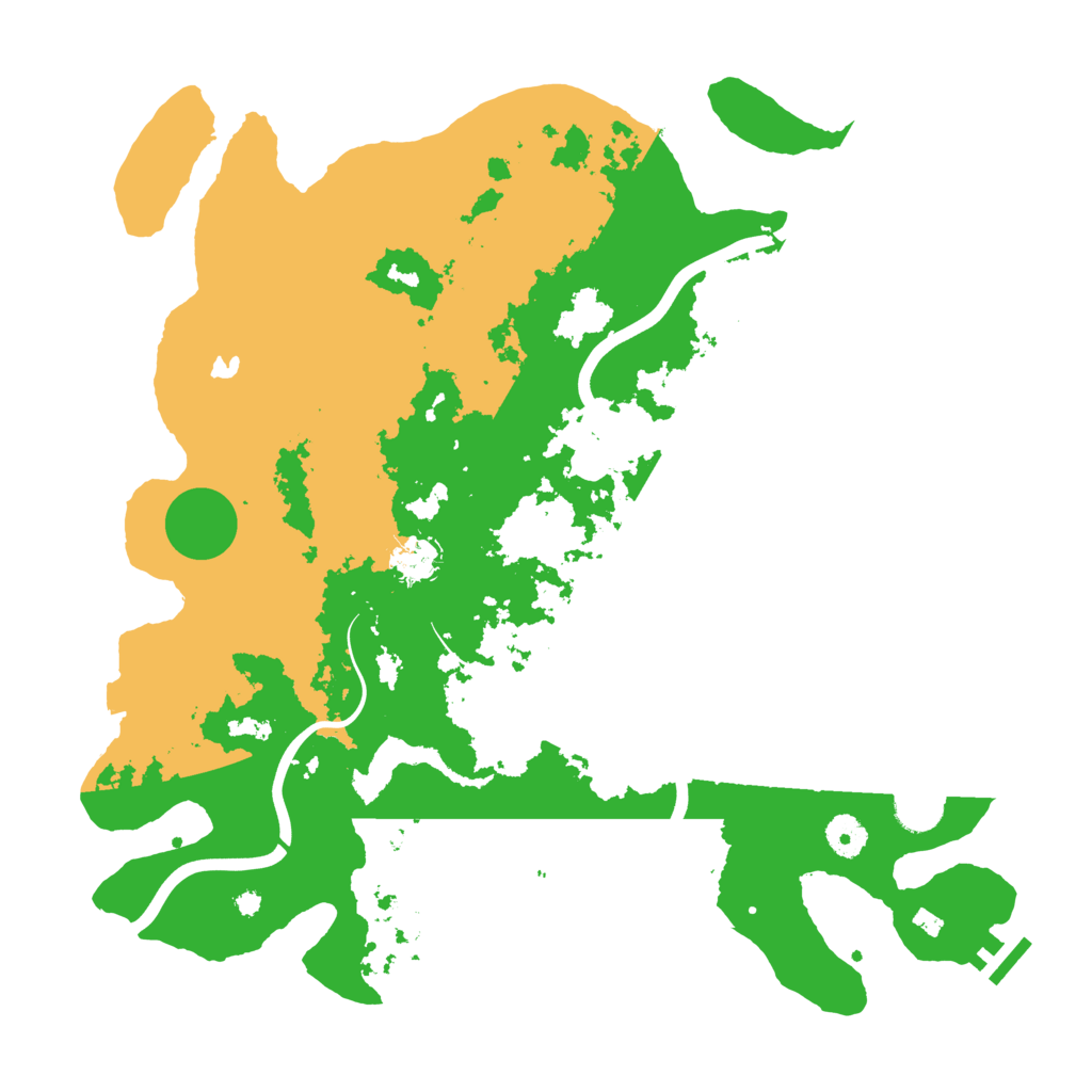 Biome Rust Map: Procedural Map, Size: 4000, Seed: 389147110