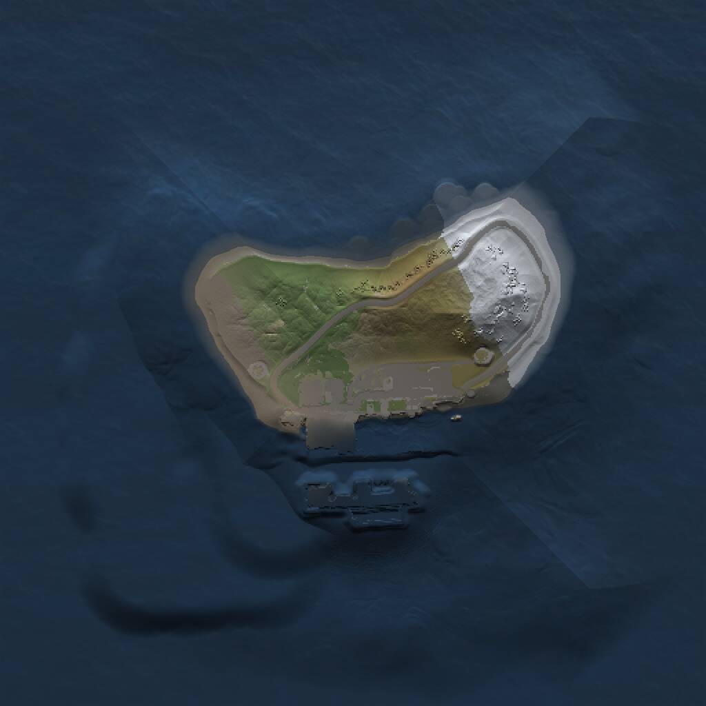 Rust Map: Procedural Map, Size: 1000, Seed: 178514674, 2 Monuments