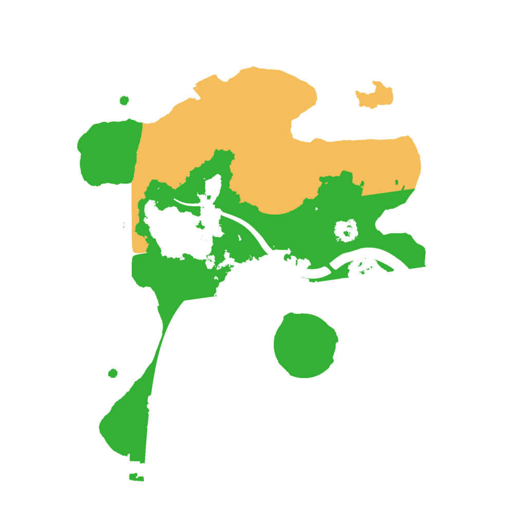 Biome Rust Map: Procedural Map, Size: 2300, Seed: 1496032