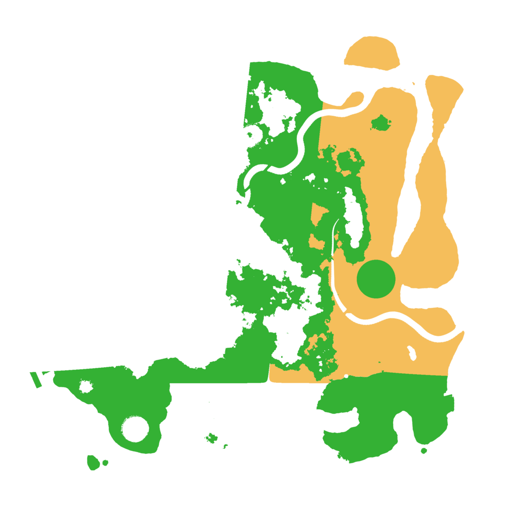 Biome Rust Map: Procedural Map, Size: 3500, Seed: 1277998867