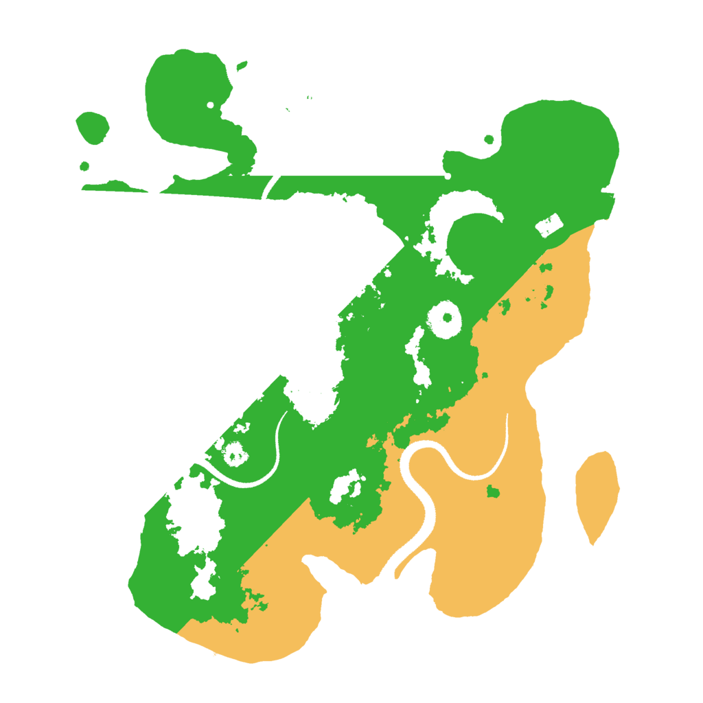 Biome Rust Map: Procedural Map, Size: 3000, Seed: 89196