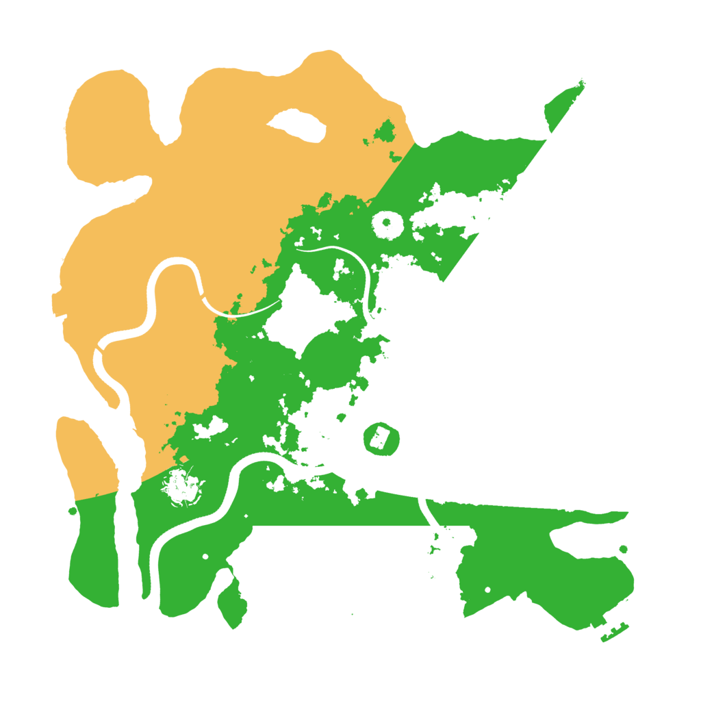 Biome Rust Map: Procedural Map, Size: 3500, Seed: 1263348285