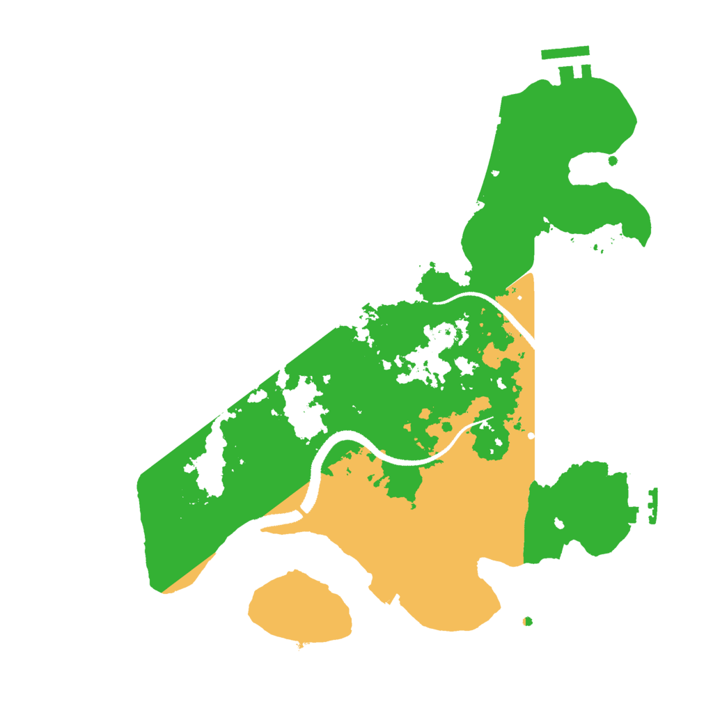 Biome Rust Map: Procedural Map, Size: 3000, Seed: 835983550