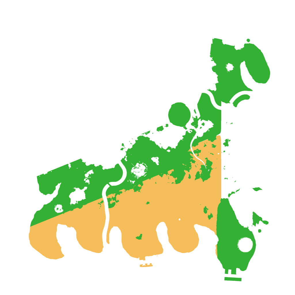 Biome Rust Map: Procedural Map, Size: 3500, Seed: 1419364141