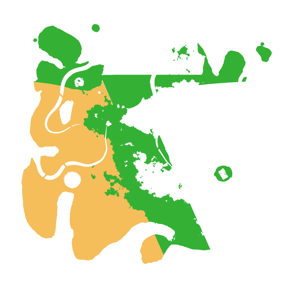 Biome Rust Map: Procedural Map, Size: 3200, Seed: 571934695