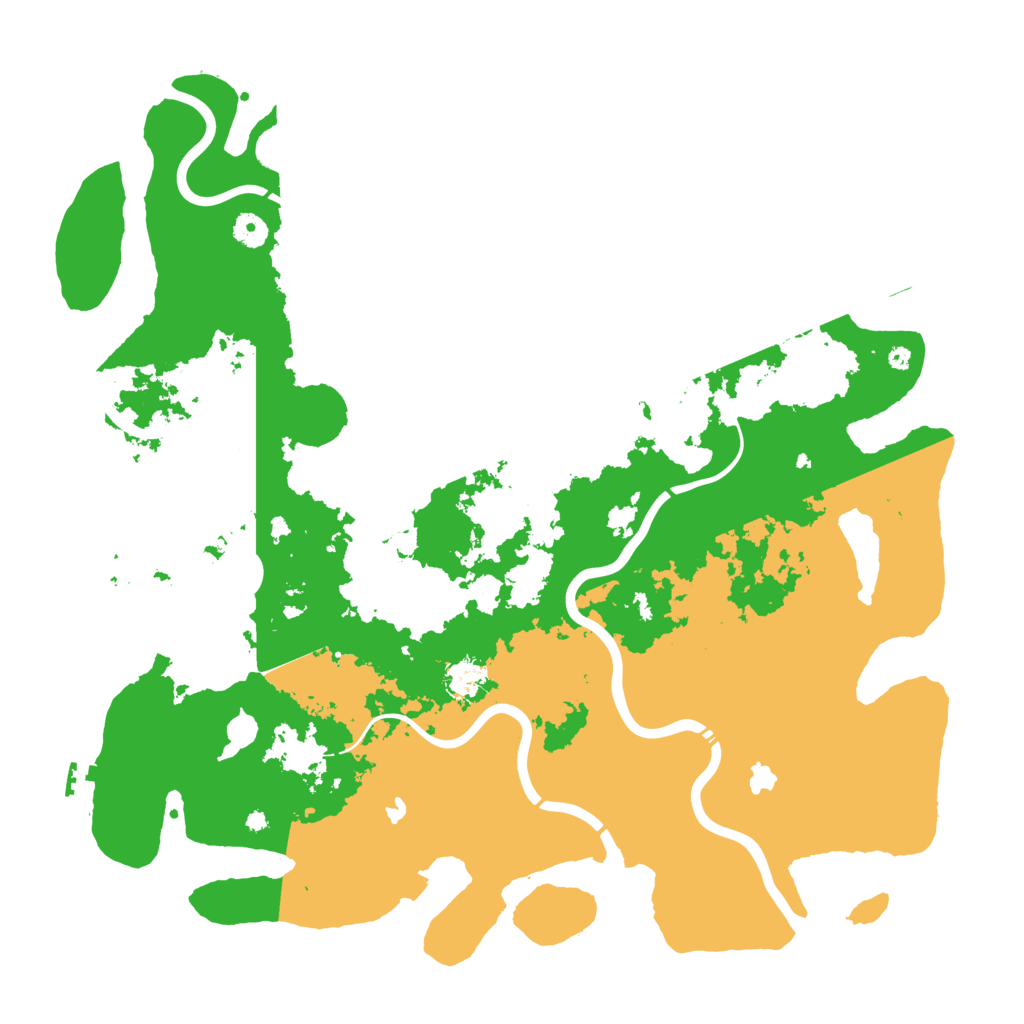 Biome Rust Map: Procedural Map, Size: 4500, Seed: 429563485