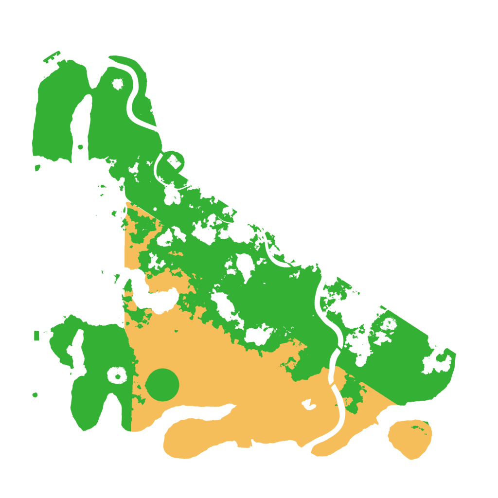 Biome Rust Map: Procedural Map, Size: 4000, Seed: 1665