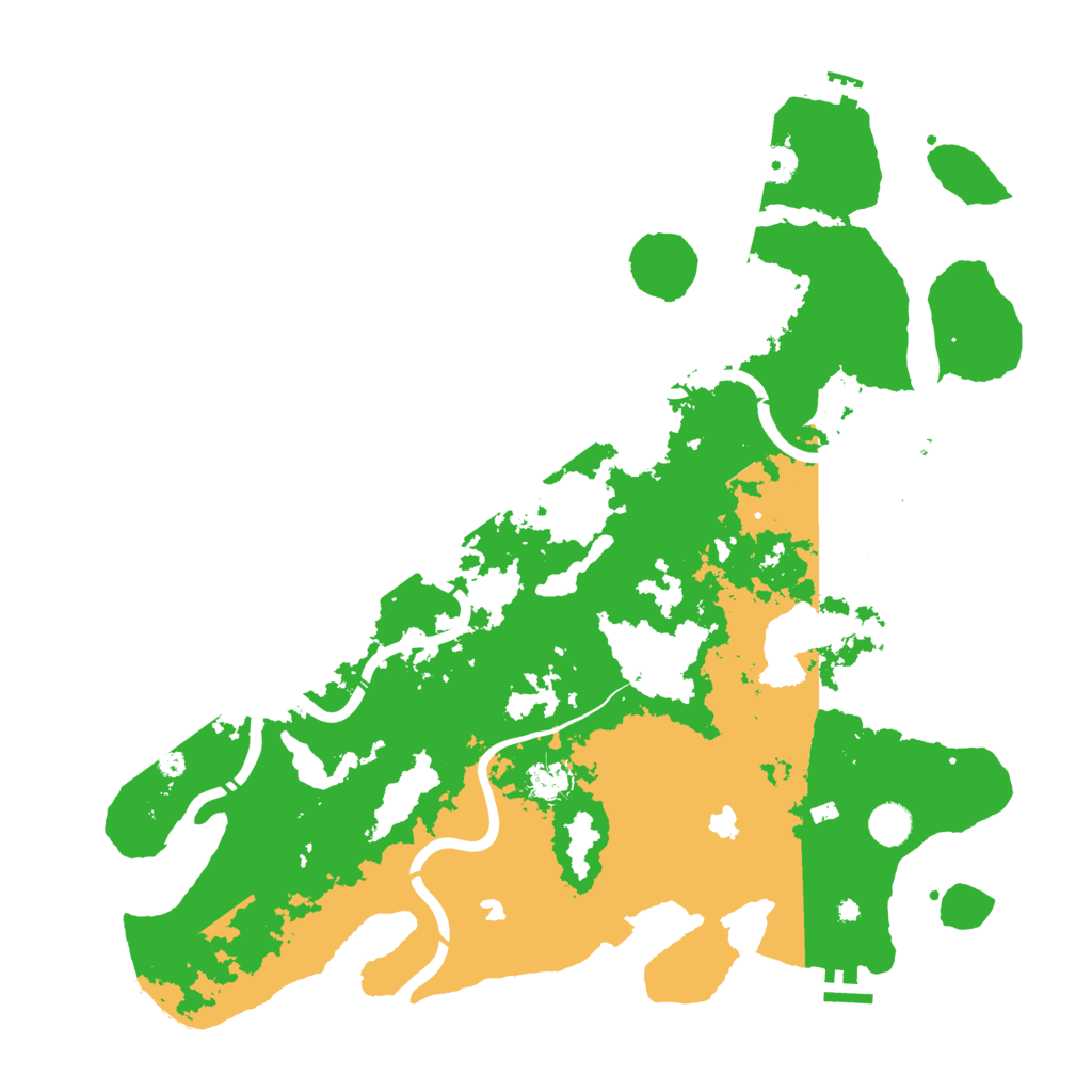 Biome Rust Map: Procedural Map, Size: 4500, Seed: 166063787